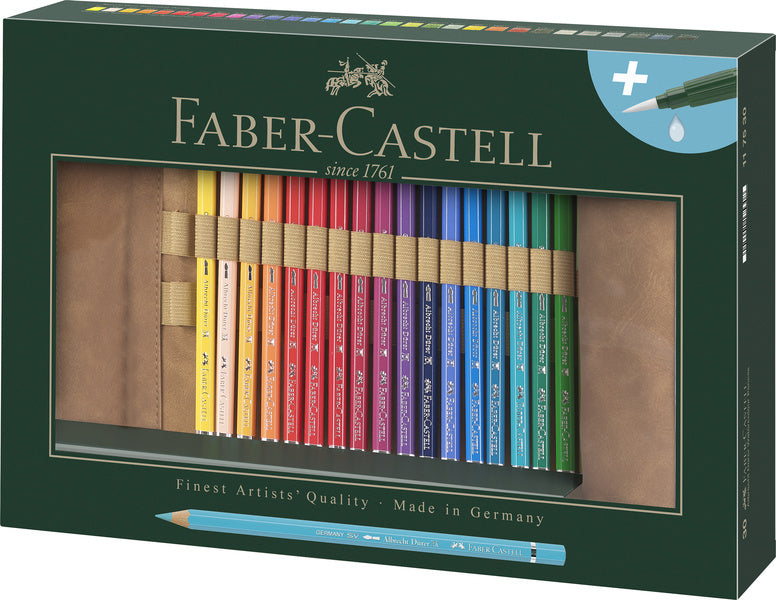 Faber Castell Fc-117530 Roletui Faber-Castell Albrecht Dürer 30 Potloden Met Penseel