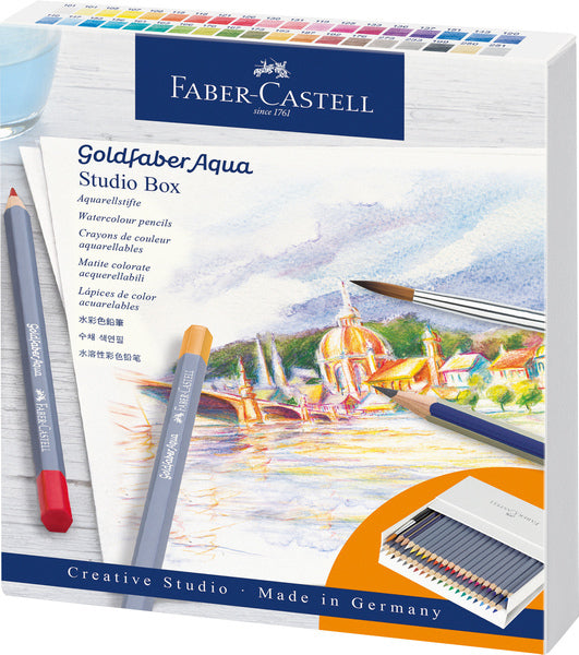 Faber Castell Fc-114616 Aquarelpotlood Faber-Castell Goldfaber Studiobox 38+3 Stuks