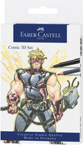 Faber Castell Fc-267191 Tekenstift Faber-Castell Pitt Artist Pen Comic Set 3D