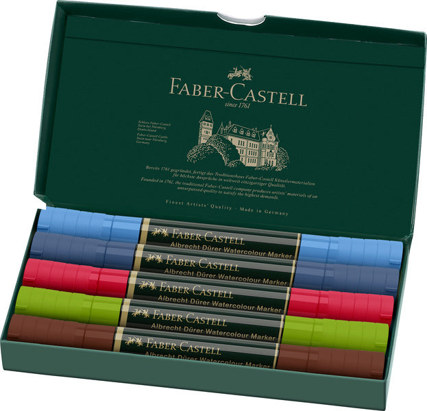 Faber Castell Fc-160308 Aquarel Marker Albrecht D&Uuml;Rer 5 Stuks Urban Sketching