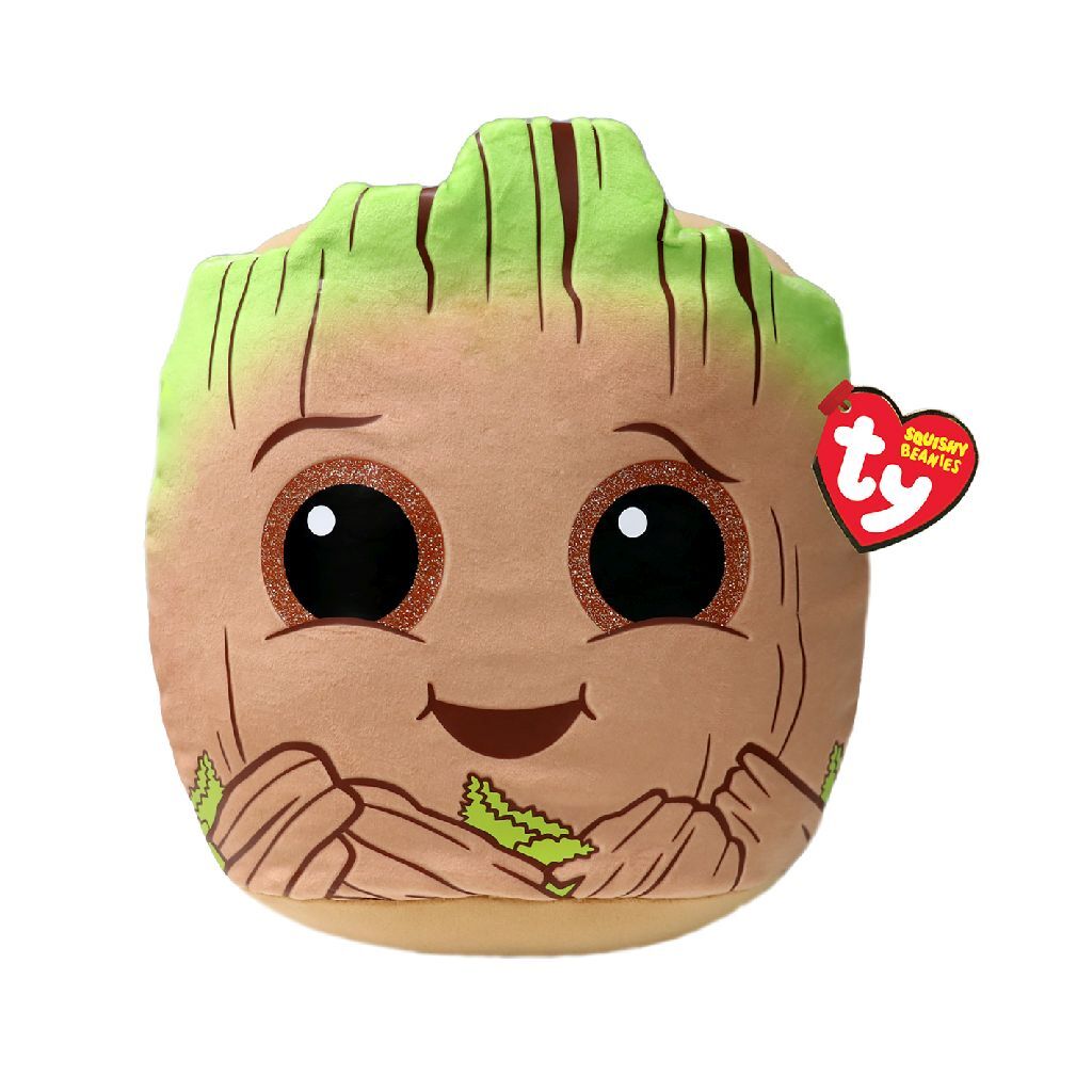 Ty Squishy Beanies Knuffel Marvel Groot 20 Cm