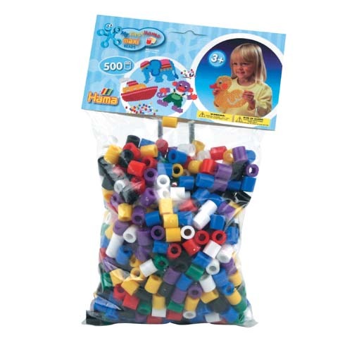 Hama Strijkkralen Hama Maxi Strijkkralen Mix Basis 500 Stuks