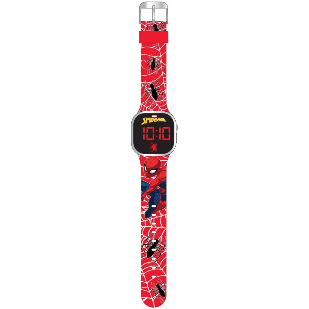 Spiderman Led Horloge Rood