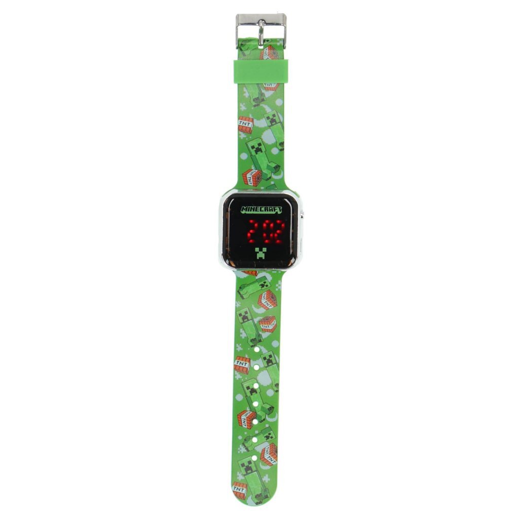 Minecraft Led Horloge Groen