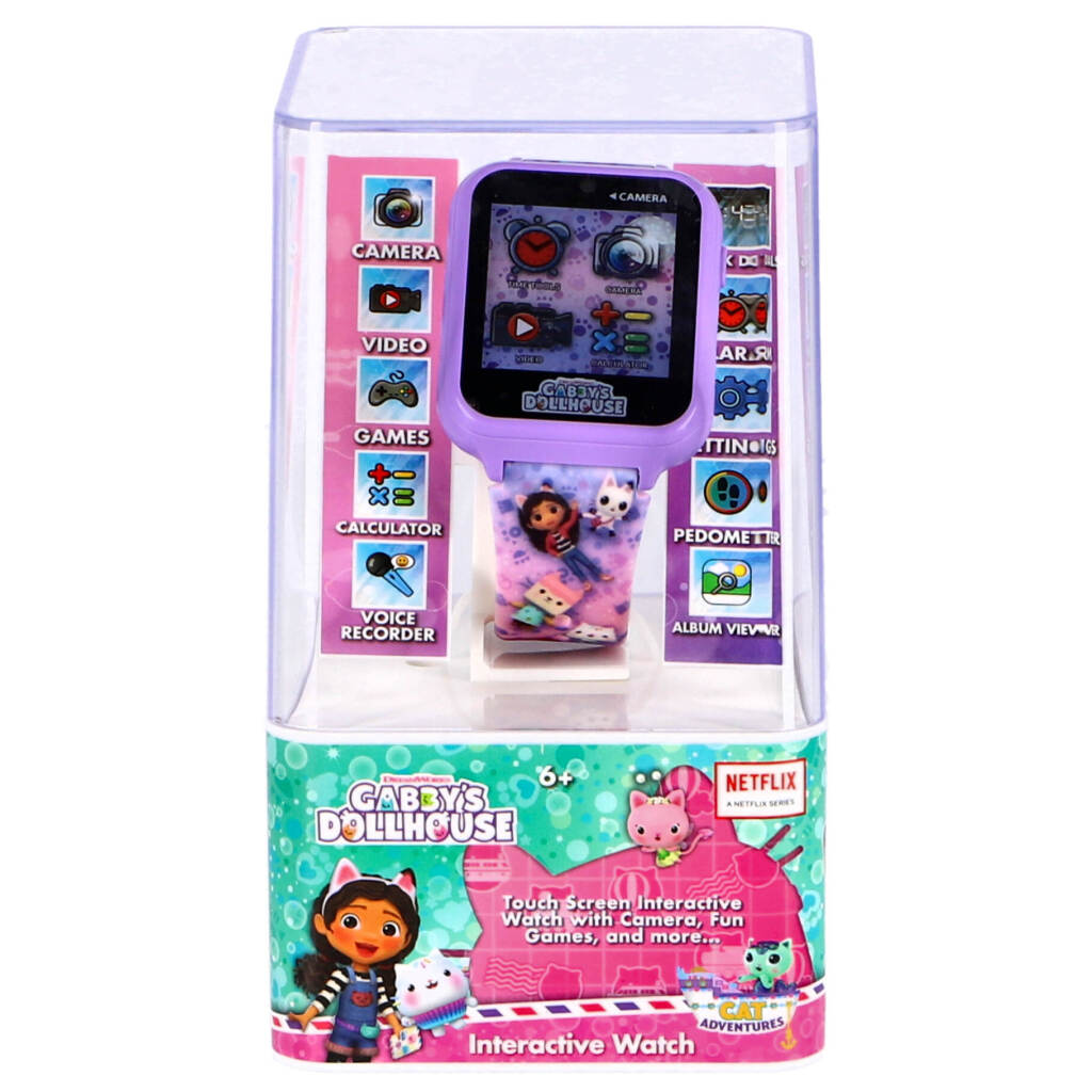 Gabby's Dollhouse Gabby'S Dollhouse Interactief Horloge Paars
