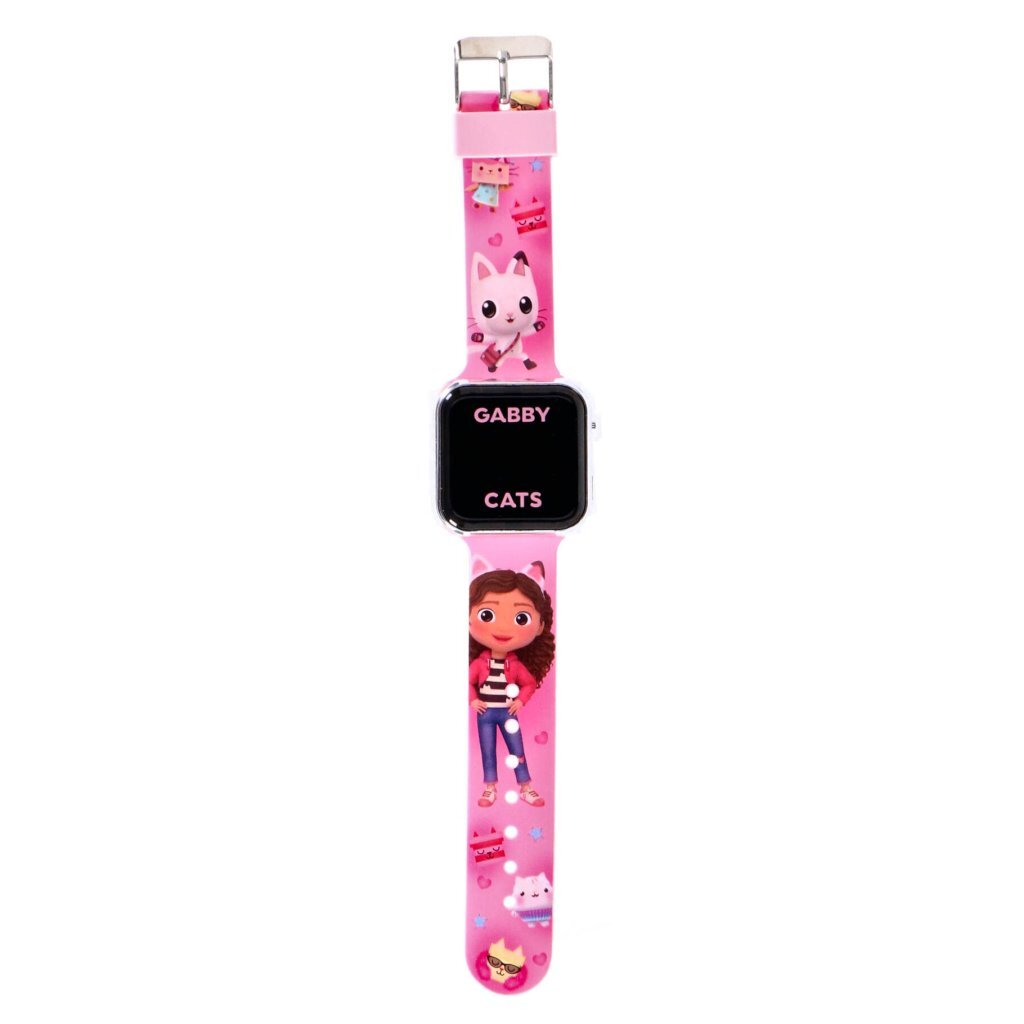 Gabby's Dollhouse Gabby'S Dollhouse Led Horloge Roze