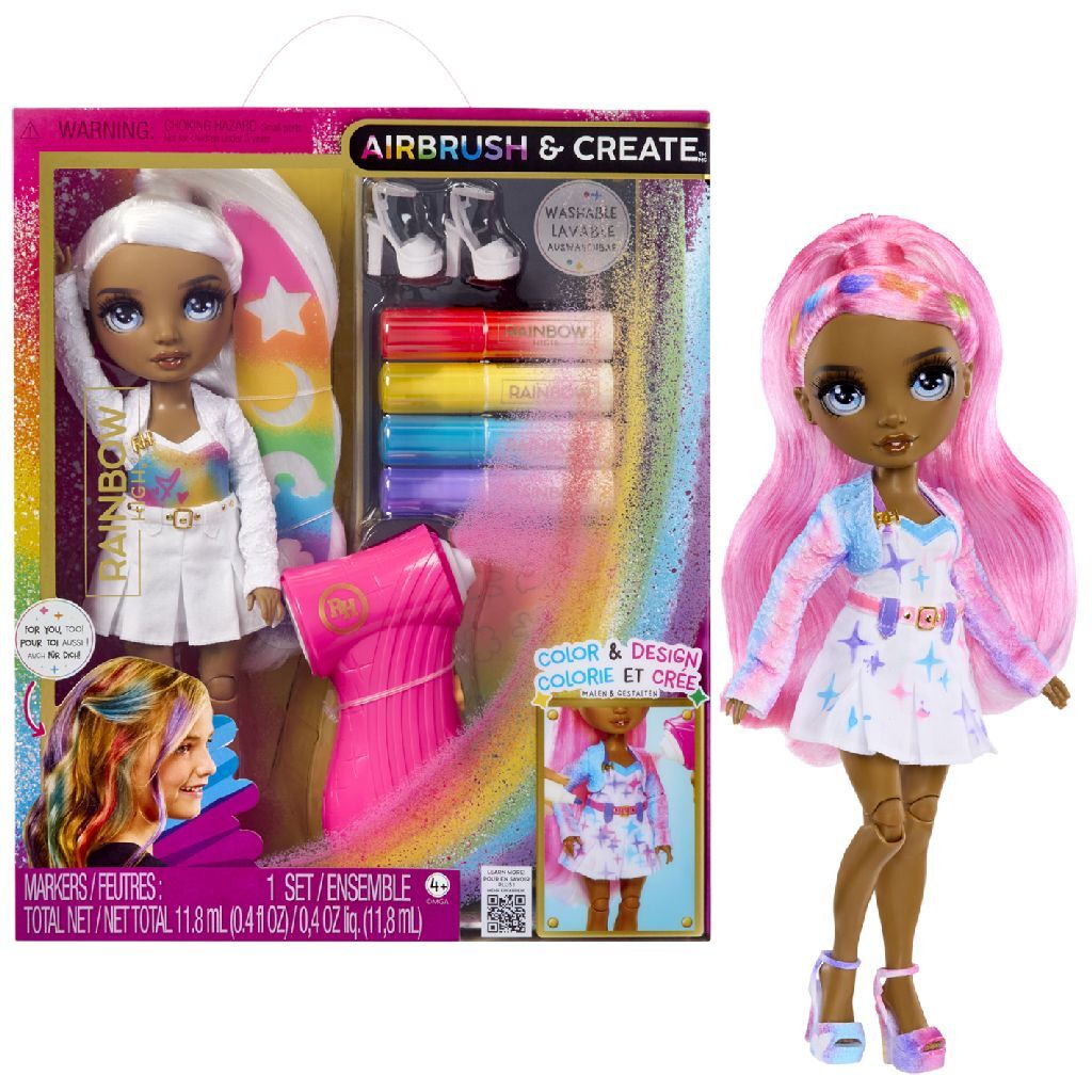 Rainbow High Air Brush &Amp; Create Fashion Mode Pop