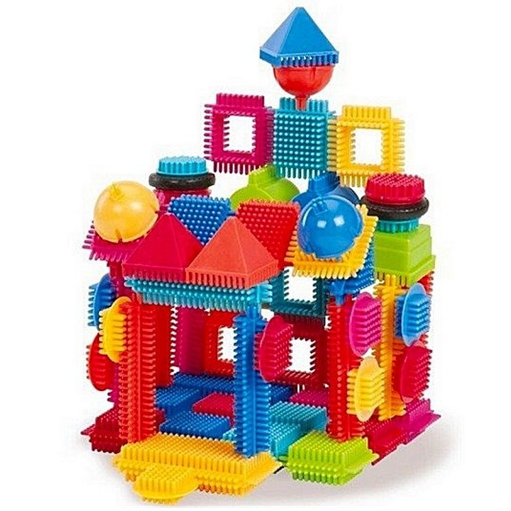 Bristle Blocks Starterset/Uitbreidingsset Met 112 Stuks