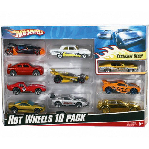 Mattel Hot Wheels 10 Car Giftpack Assorti