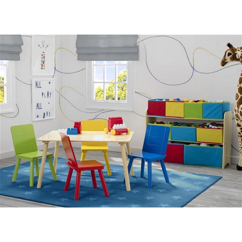 Delta Children Tt87452Gn-1189 Tafel Met 4 Stoelen Multicolor