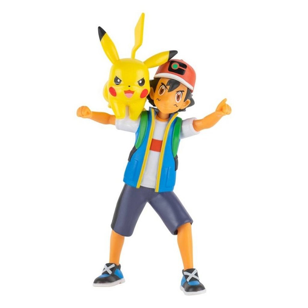 Pokemon Pok&Eacute;Mon Battle Feature Figuren Ash En Pikachu