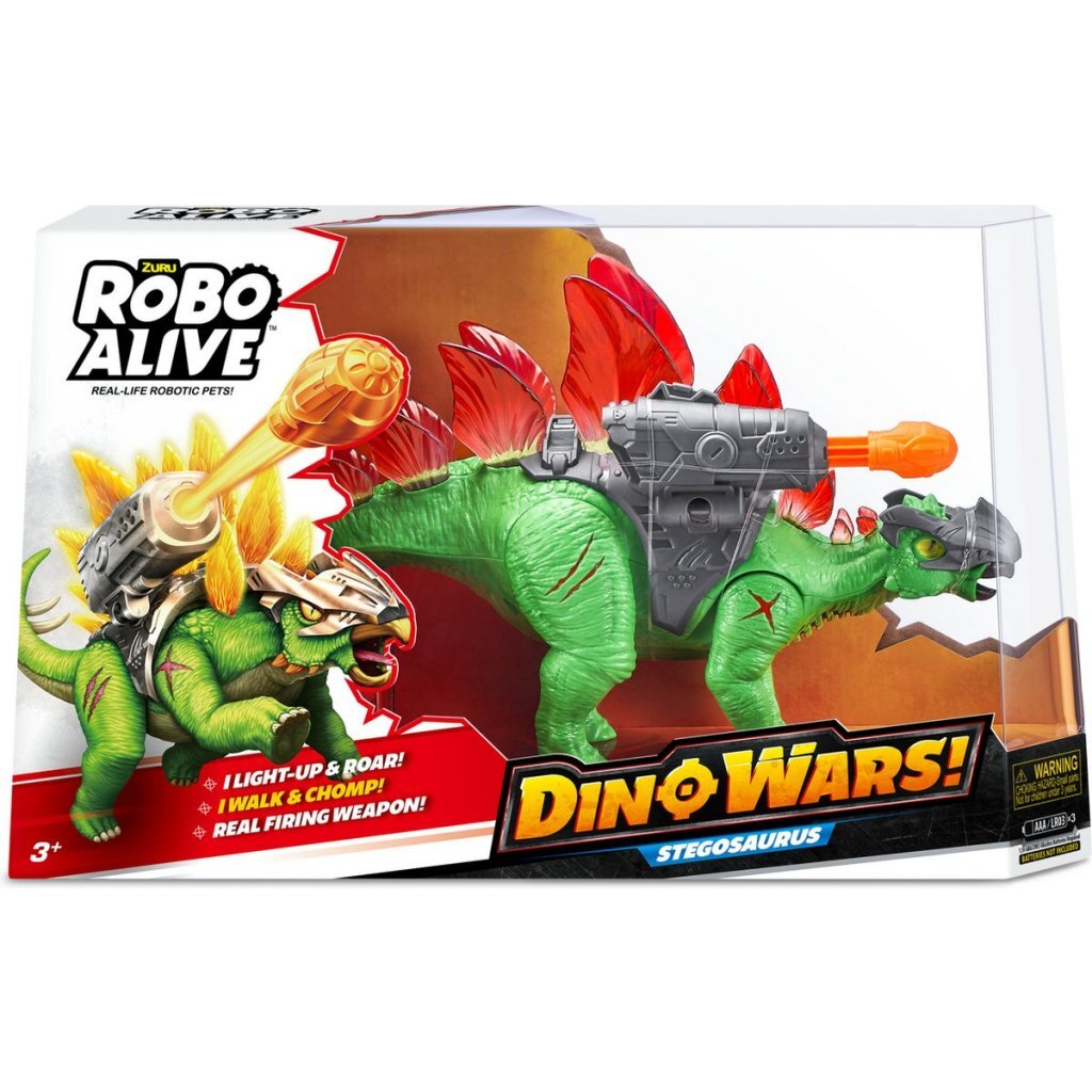 Zuru Robo Alive Stegosaurus + Licht En Geluid