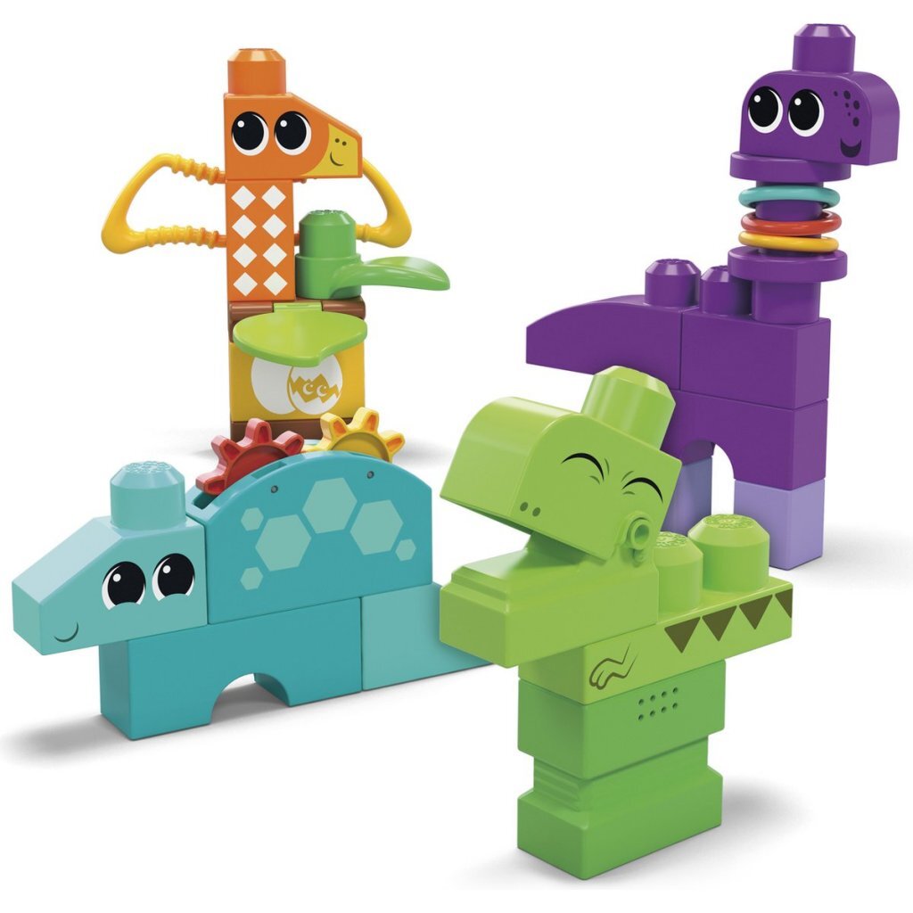 Mega Bloks Squek And Chomp Dinos