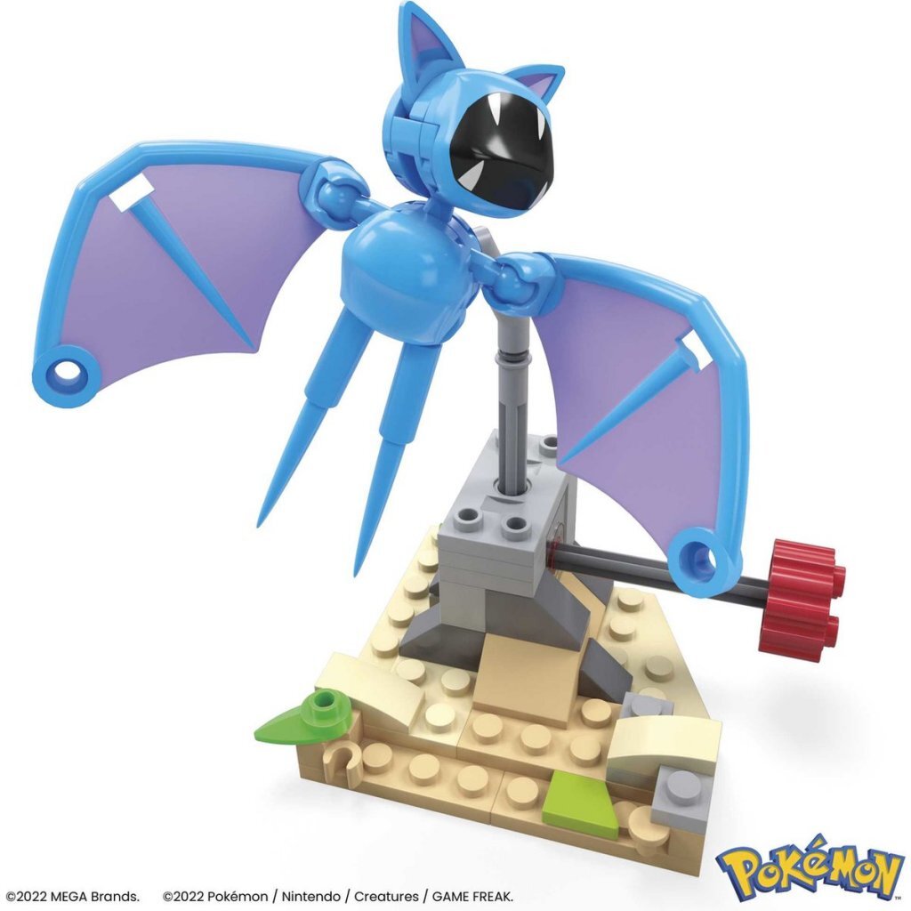 Pokemon Pok&Eacute;Mon Mega Bloks Zubats Midnight Flight 61-Delig