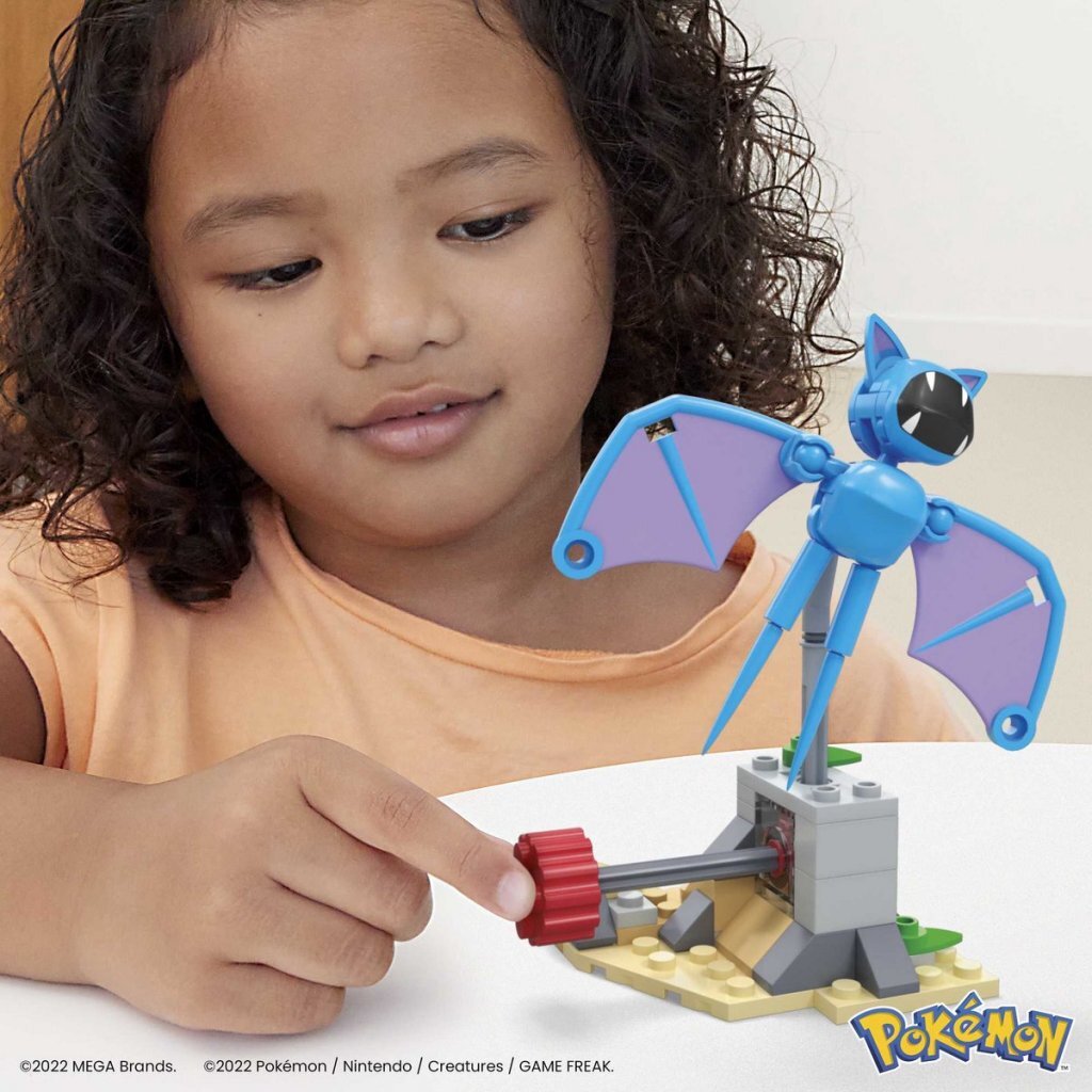 Pokemon Pok&Eacute;Mon Mega Bloks Zubats Midnight Flight 61-Delig