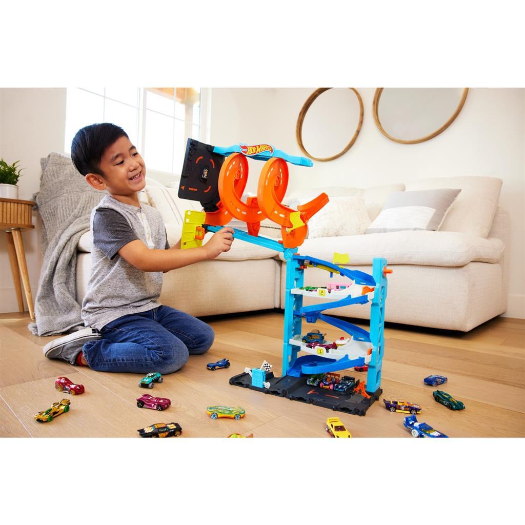 Mattel Hot Wheels City Transforming Race Tower