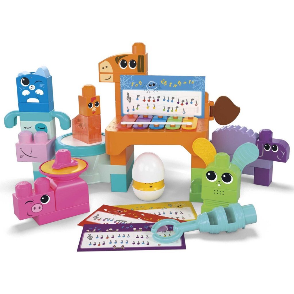 Mega Bloks Muziek Boerderij Band