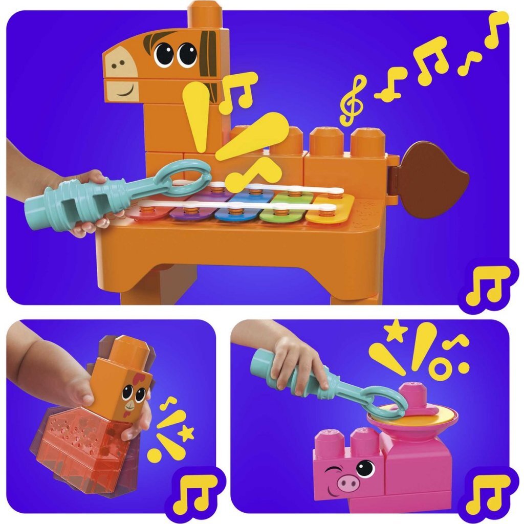 Mega Bloks Muziek Boerderij Band