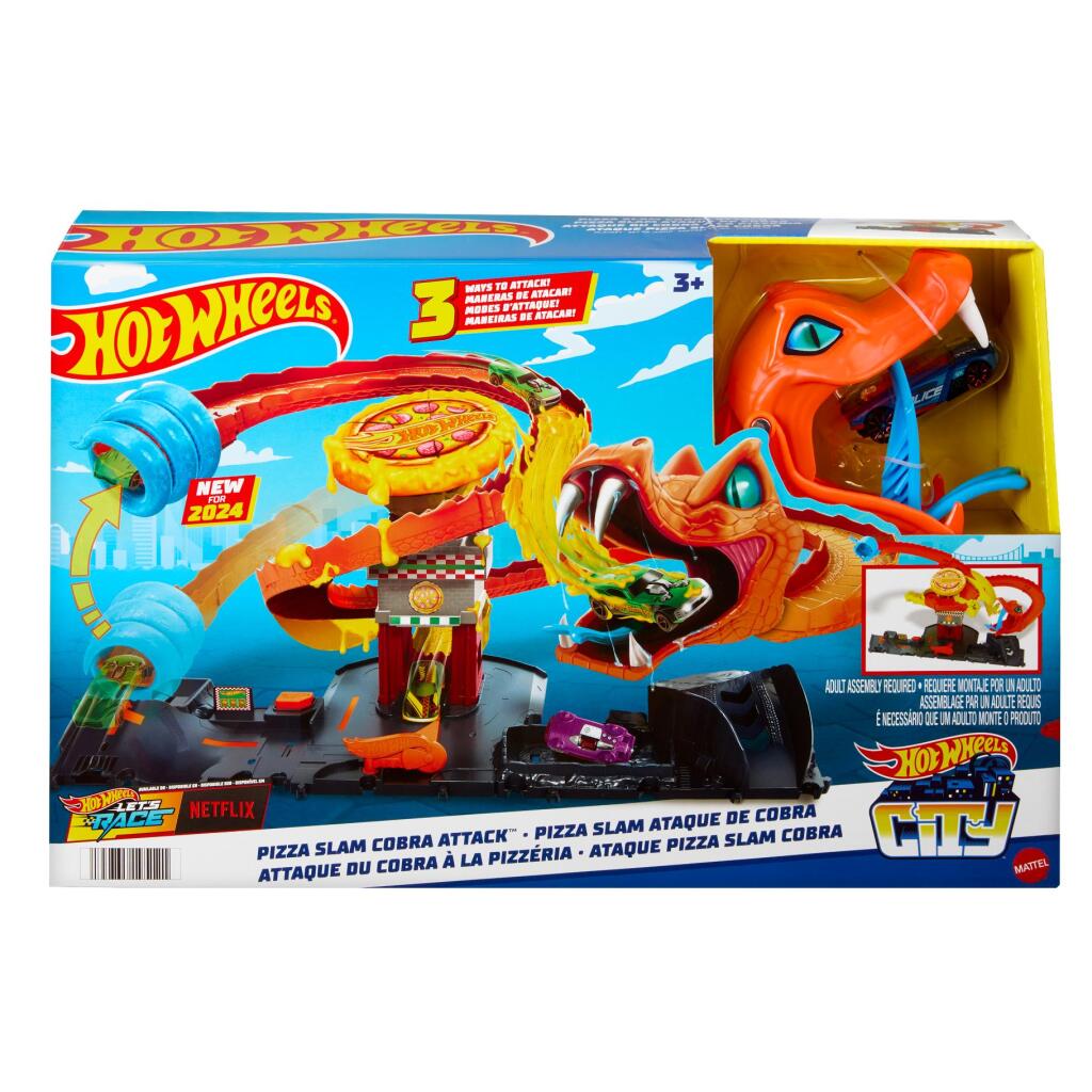 Mattel Hot Wheels City Pizza Slam Cobra Attack