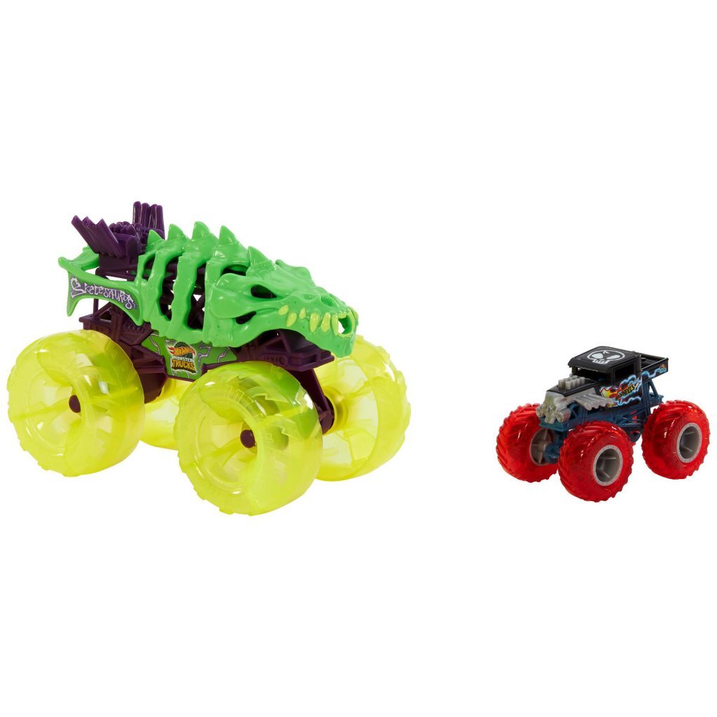 Mattel Hot Wheels Monster Truck Arena Smashers Rhinomite'S Chargin' Challenge