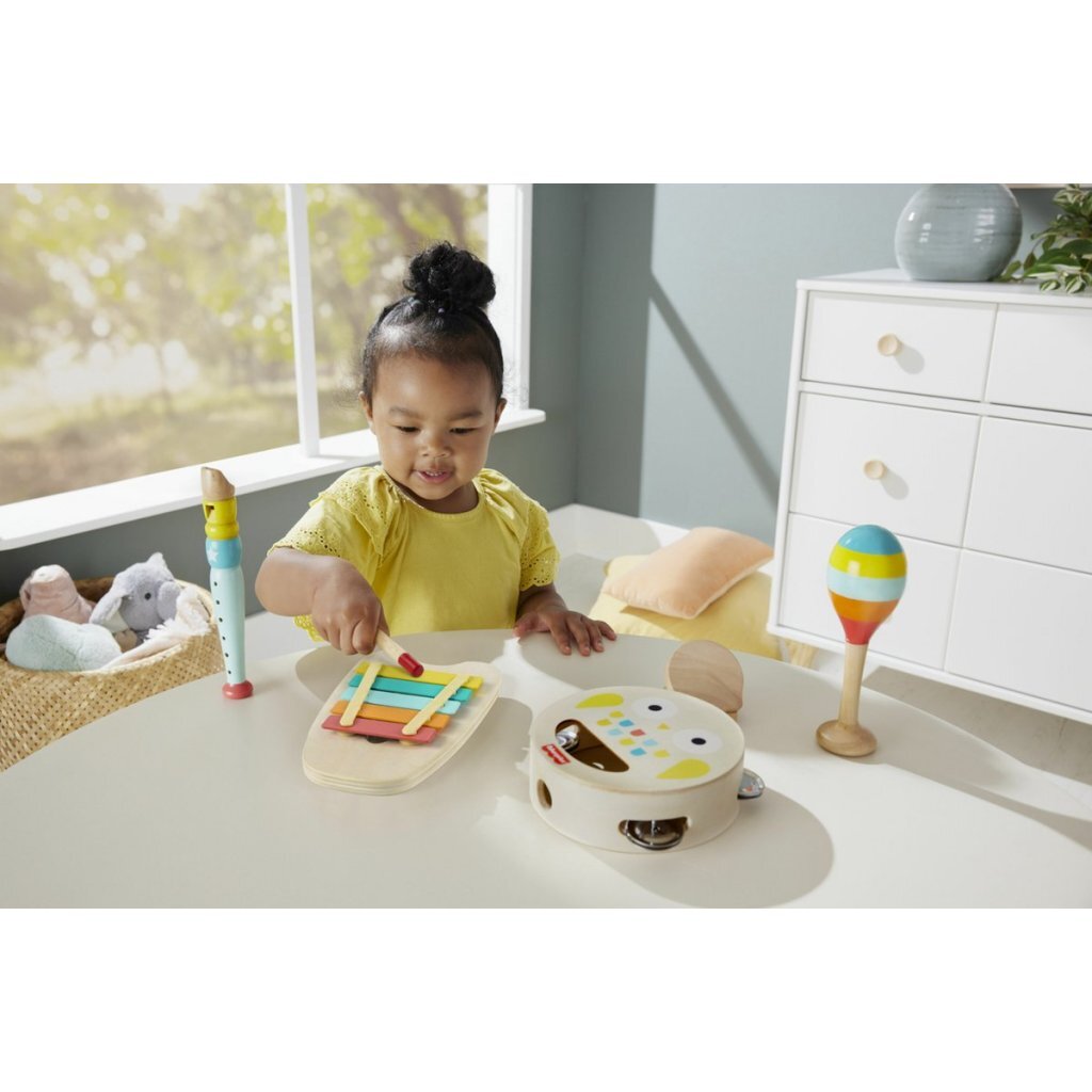 Fisher Price Houten Muziekset