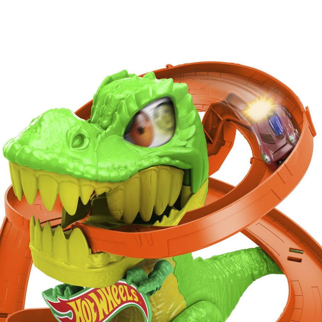 Mattel Hot Wheels City T-Rex Brandweerkazerne