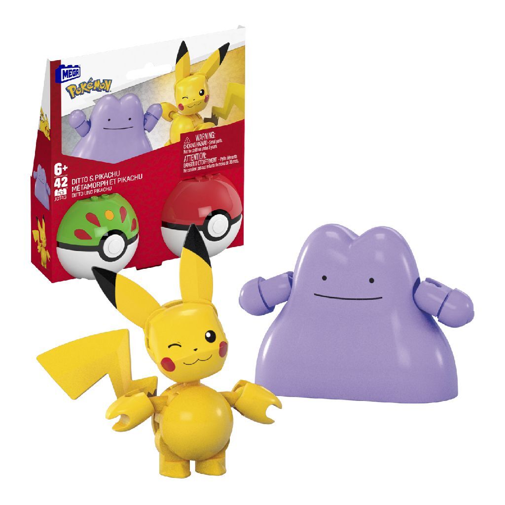 Mattel Mega Pok&Eacute;Mon Pikachu En Ditto