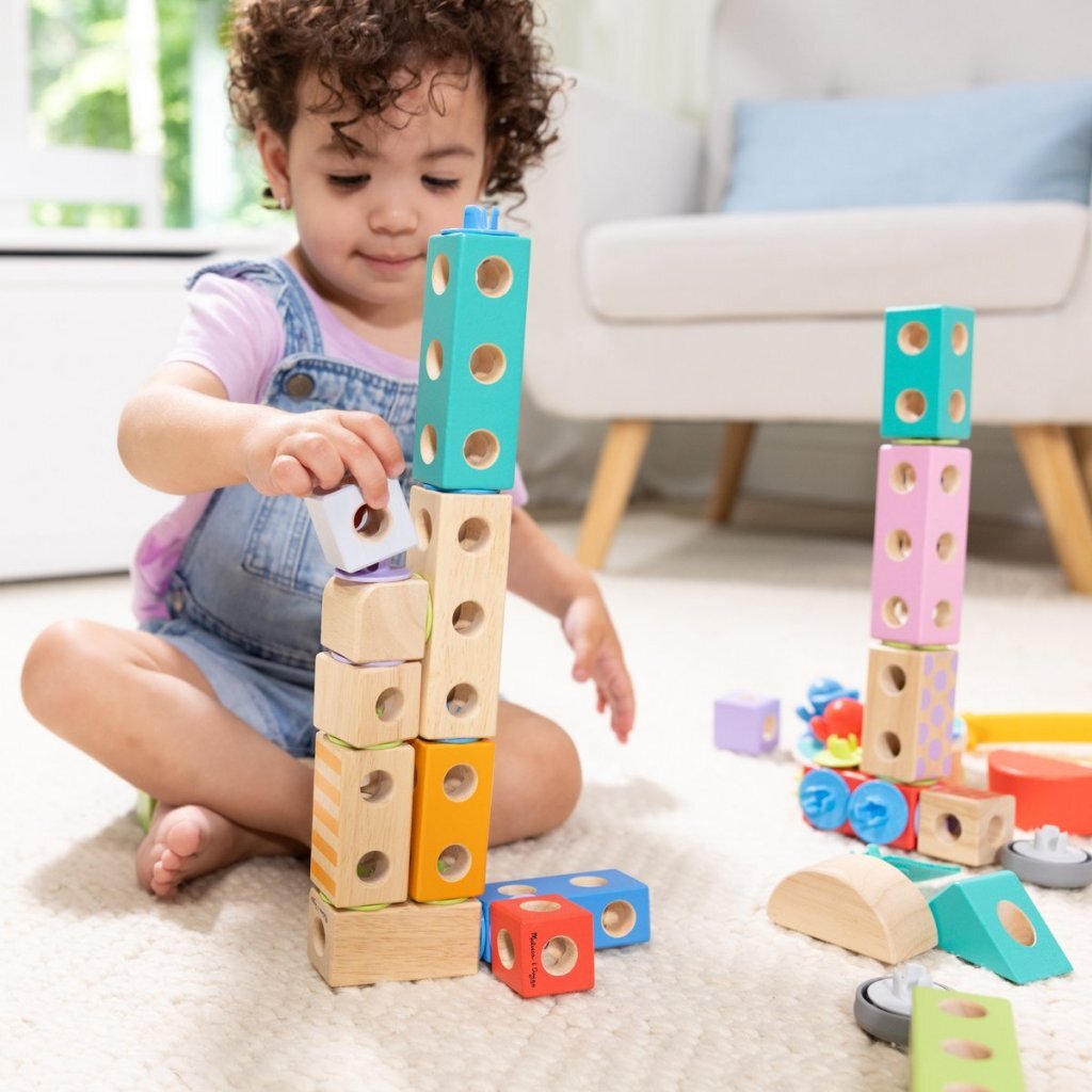 Melissa & Doug Melissa &Amp; Doug Blockables Stad Speelset 73-Delig