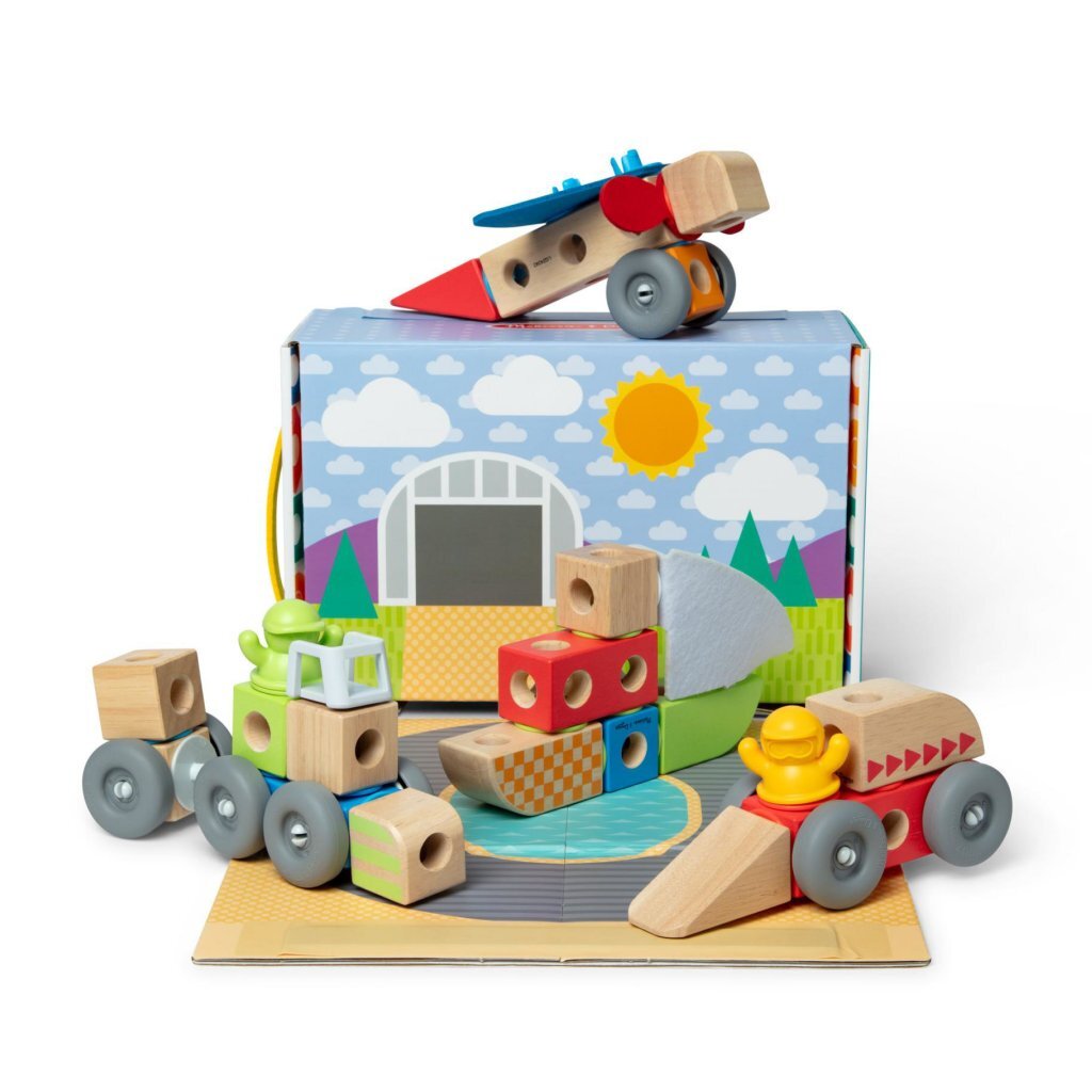 Melissa & Doug Mellissa &Amp; Doug Blockables Voertuigen 54-Delig