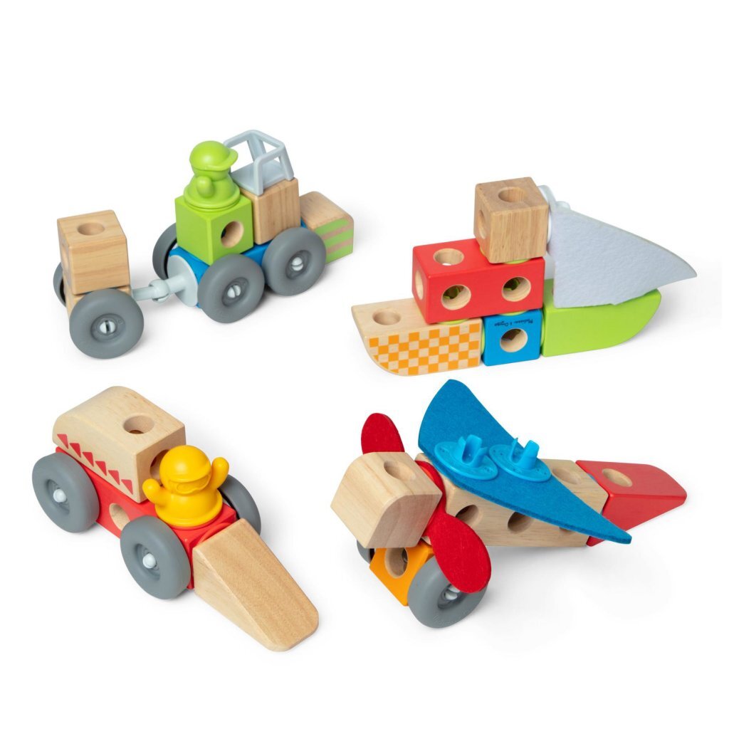 Melissa & Doug Mellissa &Amp; Doug Blockables Voertuigen 54-Delig