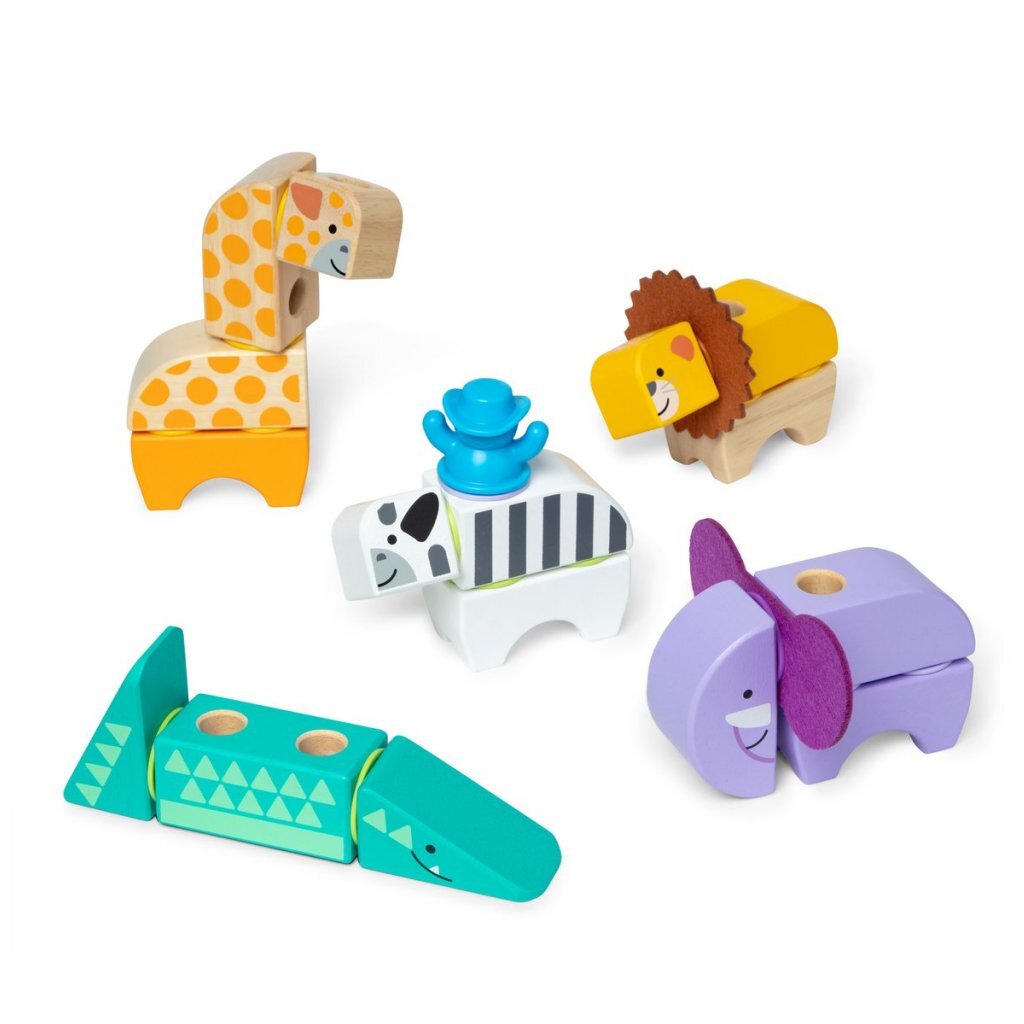 Melissa & Doug Melissa &Amp; Doug Blockables Safari Set 34-Delig