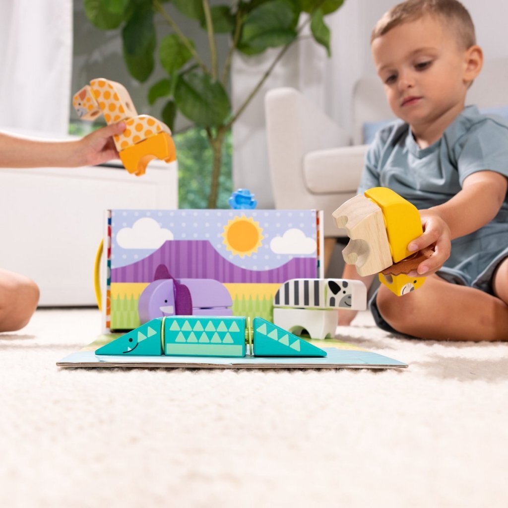 Melissa & Doug Melissa &Amp; Doug Blockables Safari Set 34-Delig