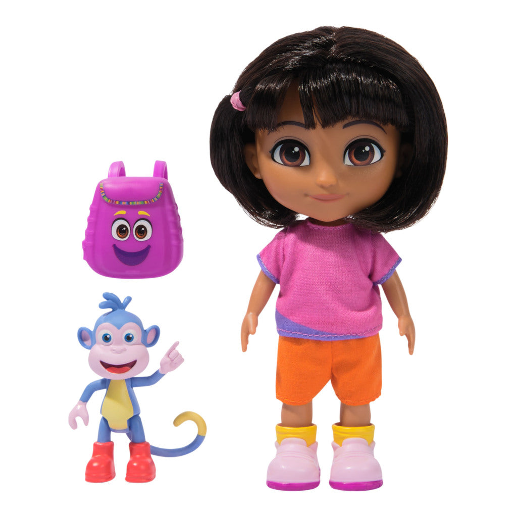 Overige Merken Dora Pop Met Rugzak En Boots 15 Cm