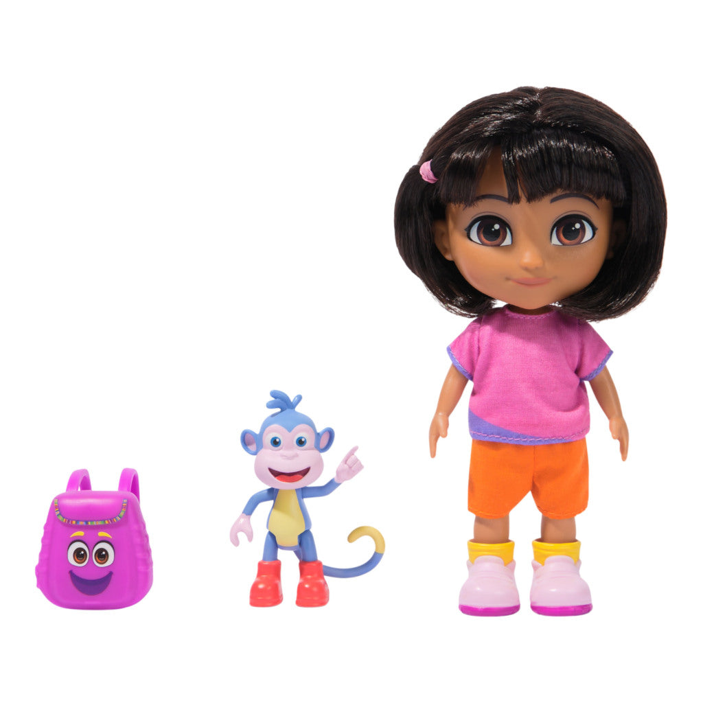 Overige Merken Dora Pop Met Rugzak En Boots 15 Cm