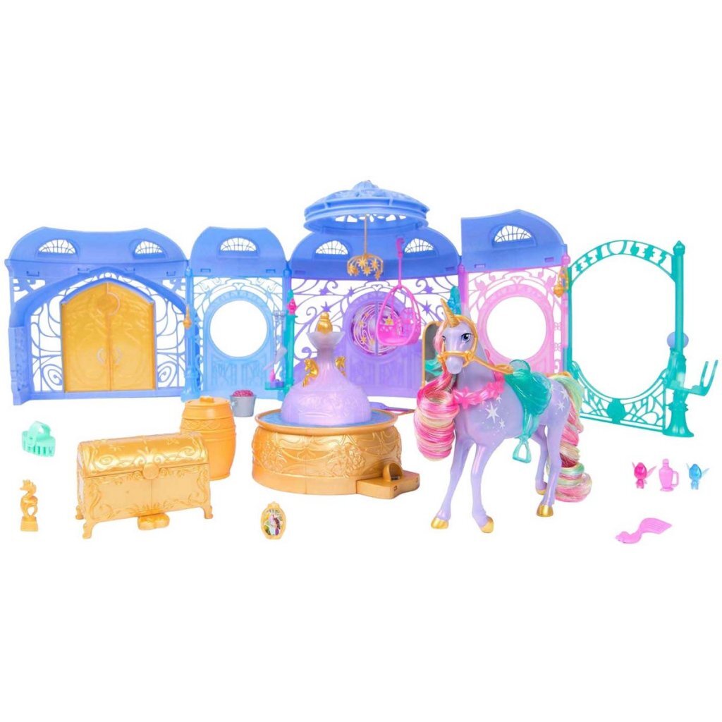 Unicorn Academy Stal Speelset + Licht En Geluid