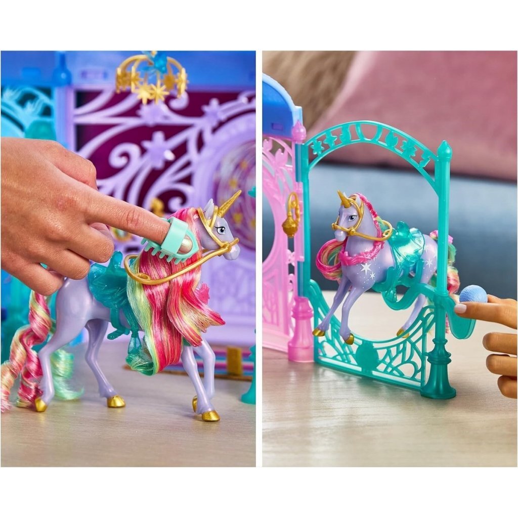 Unicorn Academy Stal Speelset + Licht En Geluid