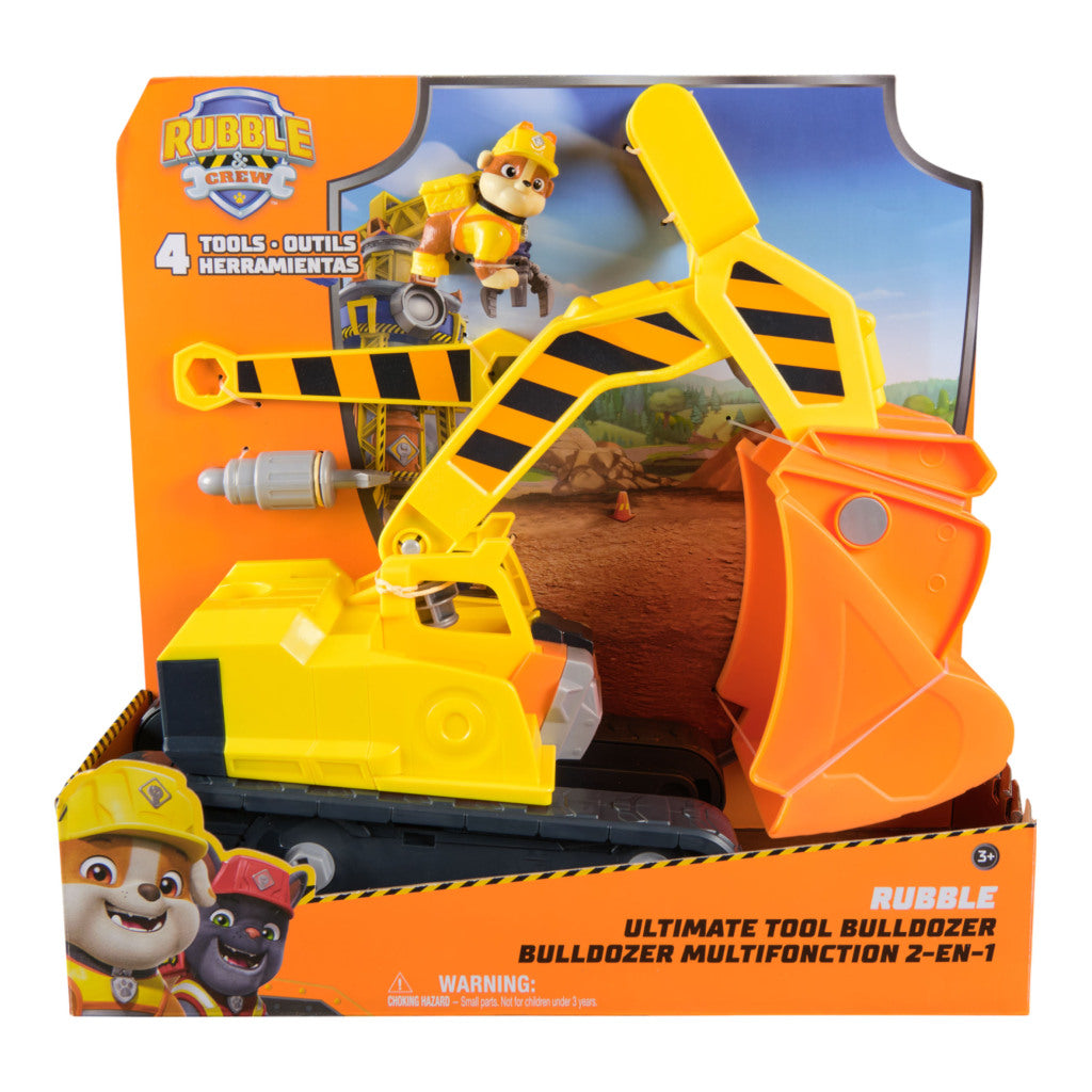 Paw Patrol Rubble And Crew Rubble Deluxe Vehicle