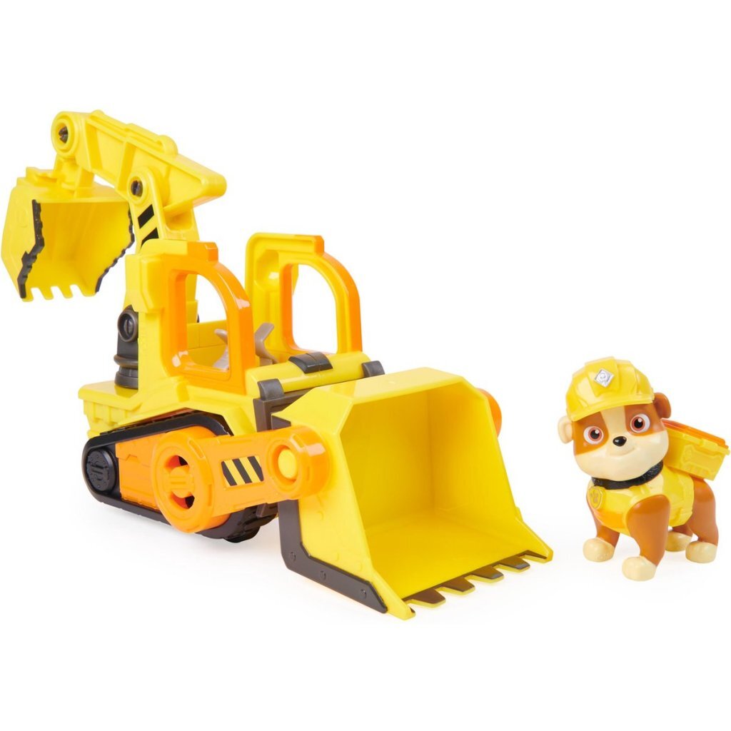Paw Patrol Rubble &Amp; Crew Rubble&Rsquo;S Bulldozer + Figuur