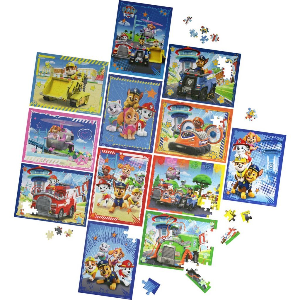 Paw Patrol Puzzelpack 5X24 + 5X48 + 2X100 Stukjes