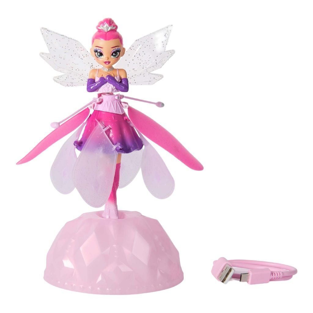 Overige Merken Crystal Flyers Interactieve Vliegende Fee 15 Cm