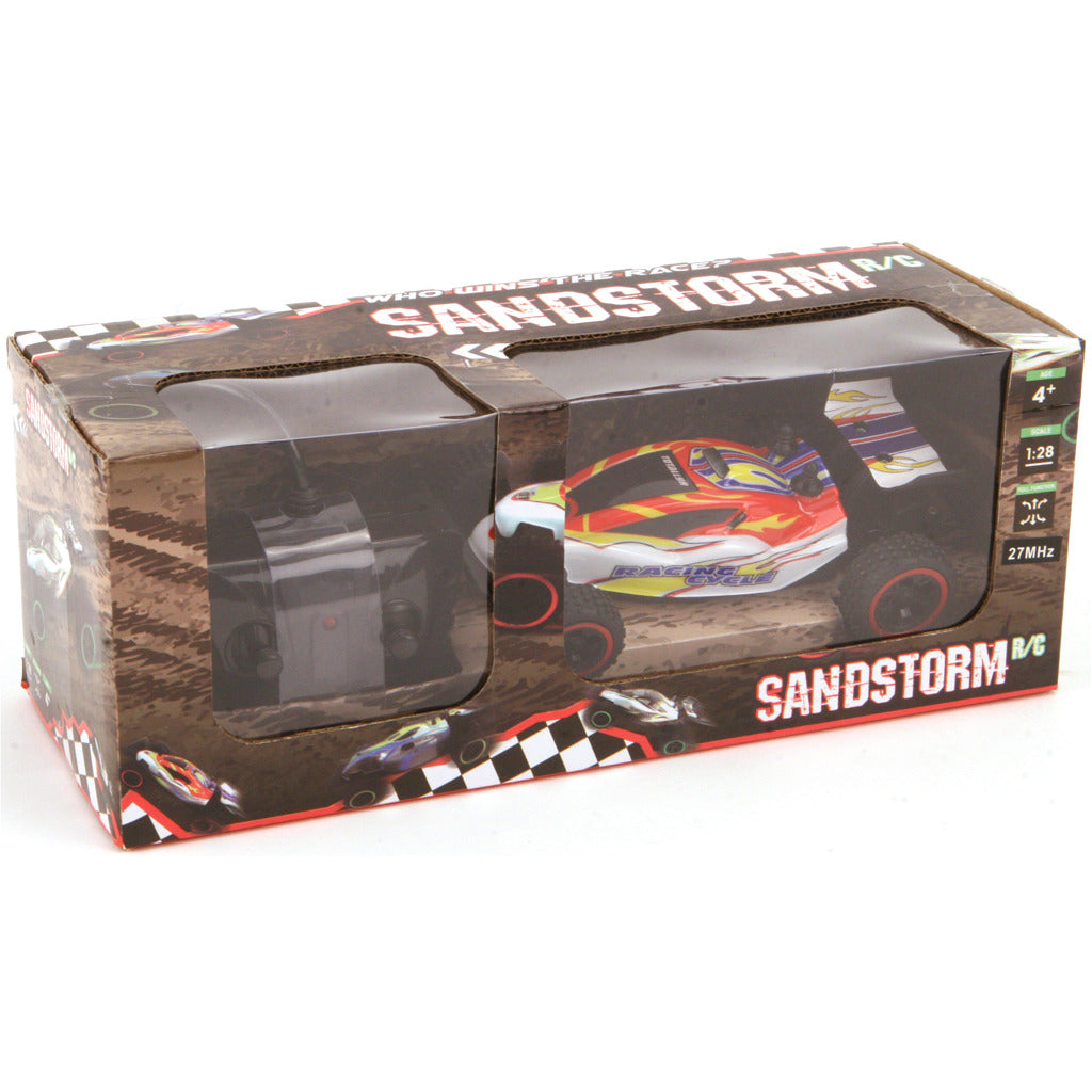 Basic Sandstorm 2-Kanaals 4-Wheel Drive Rc Buggy 1:18