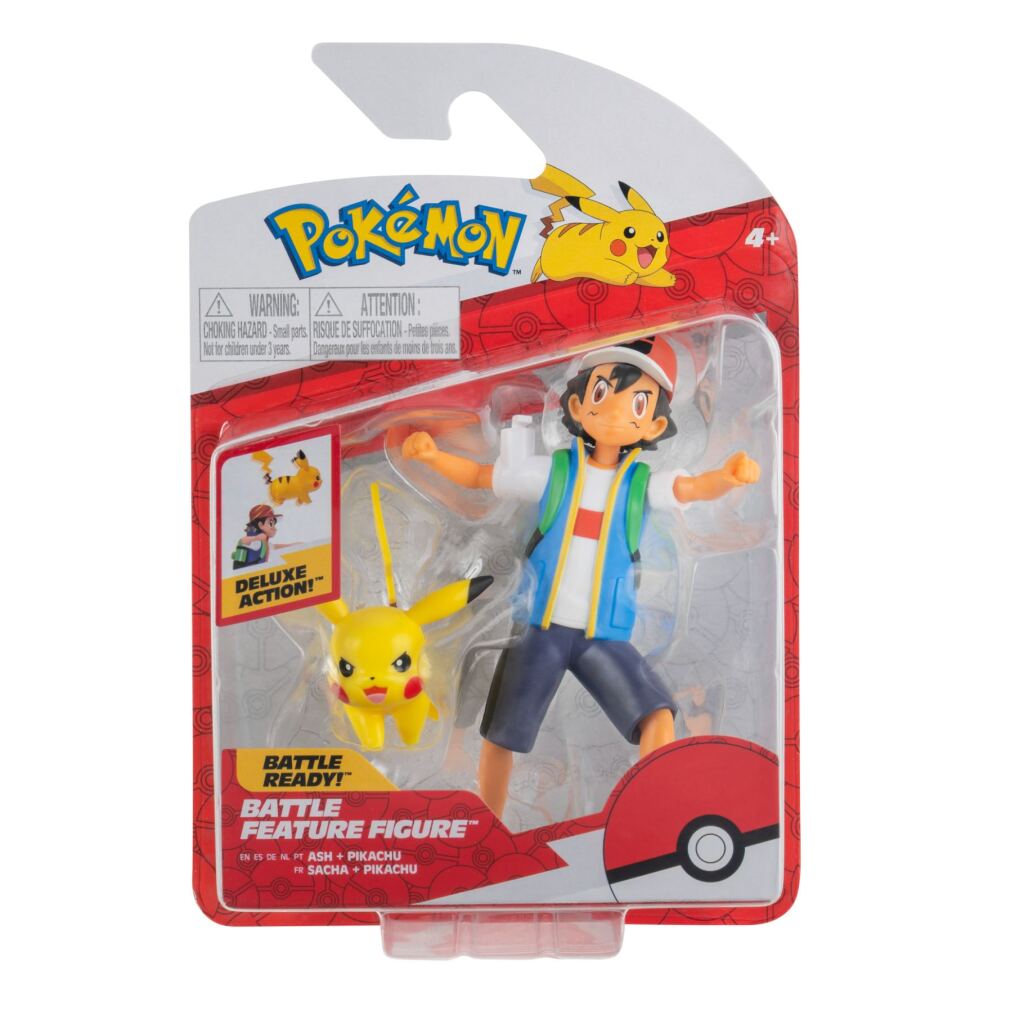 Pokemon Pok&Eacute;Mon Battle Figuren Ash En Pikachu