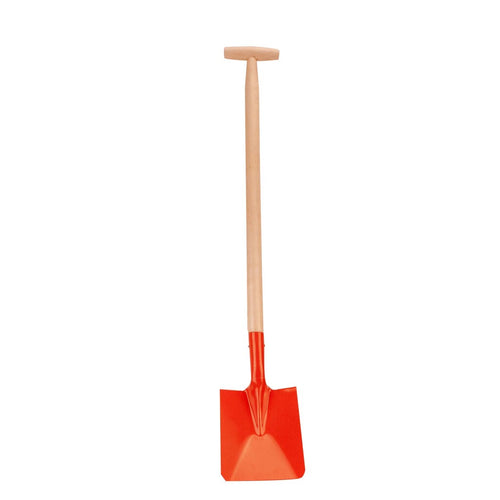 Basic Metalen Schep Met Houten Steel 65 Cm Assorti