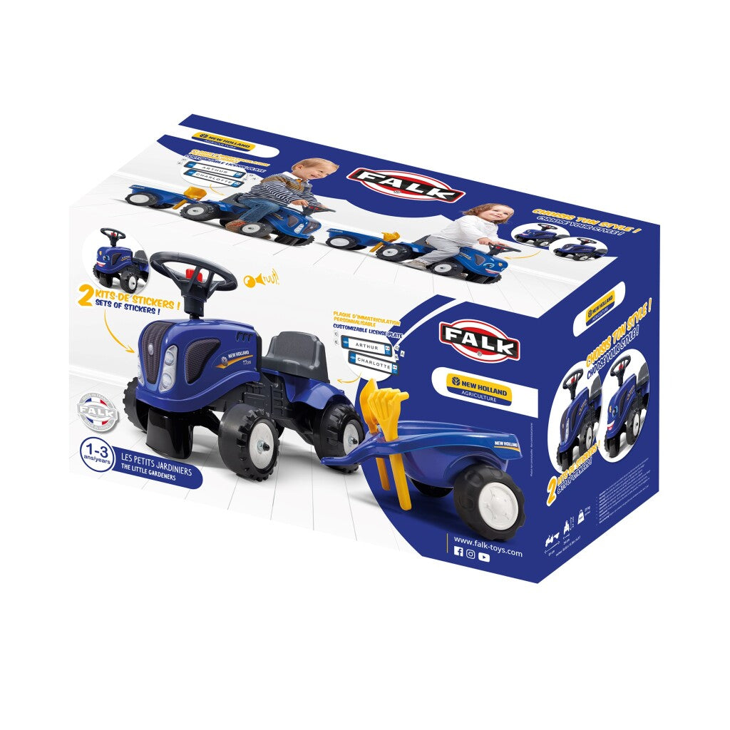 Falk New Holland Looptractor Set Blauw