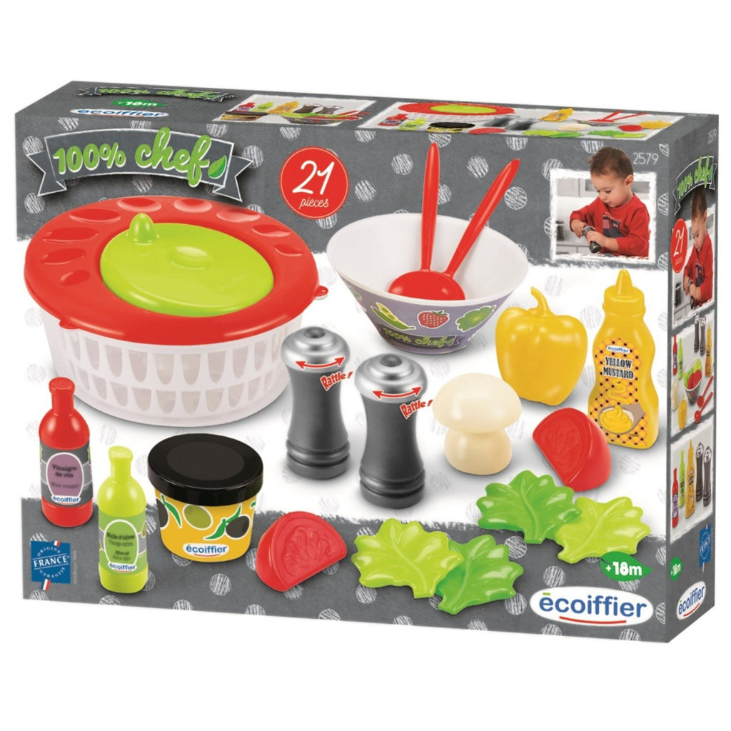Ecoiffier Salade Speelset 21-Delig