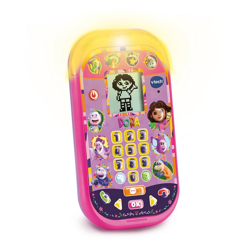 Vtech Dora Ontdek &Amp; Leer Smartphone + Licht En Geluid