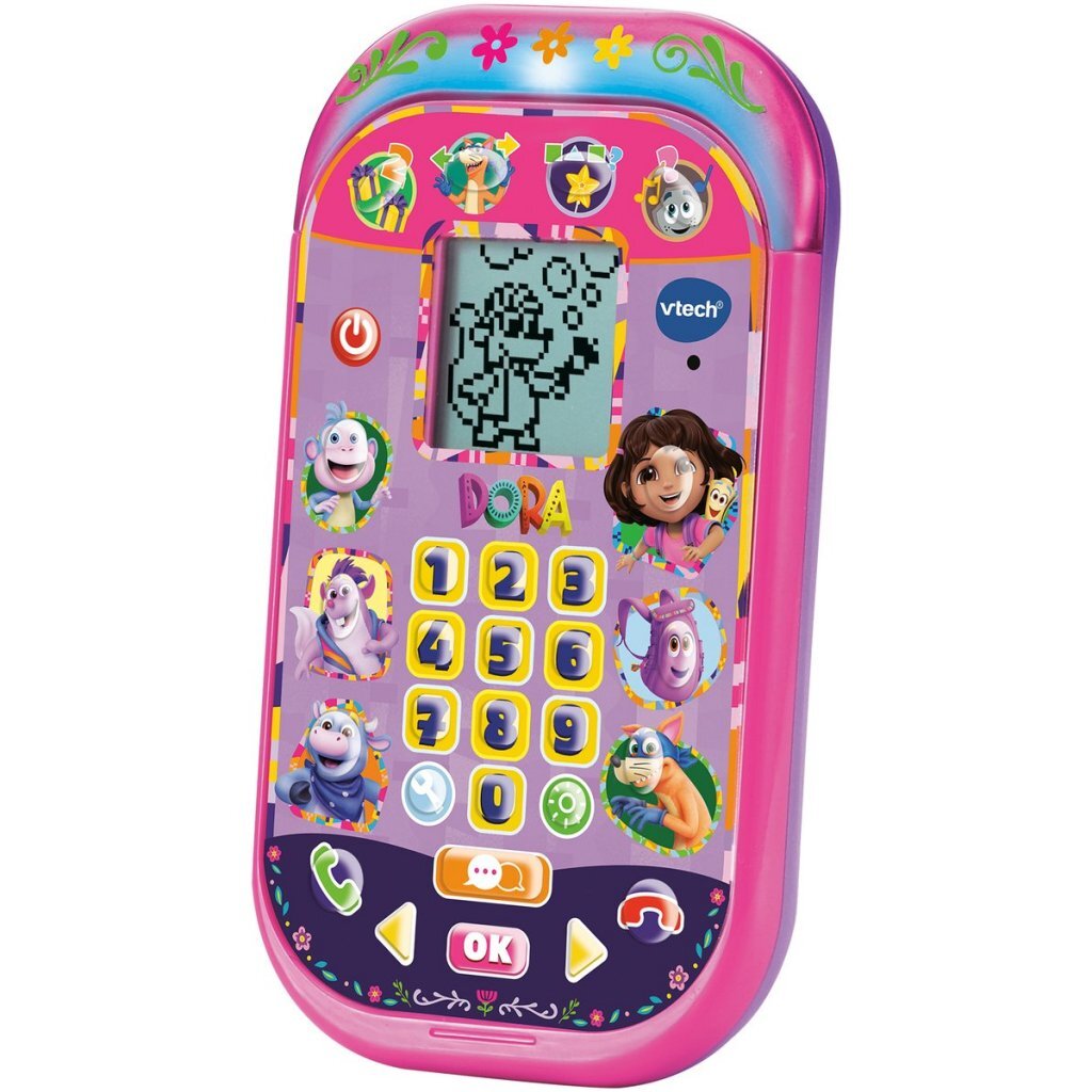 Vtech Dora Ontdek &Amp; Leer Smartphone + Licht En Geluid