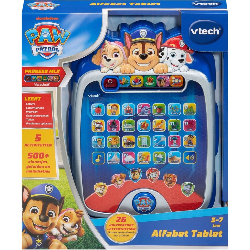 Vtech Paw Patrol Alfabet Tablet + Licht En Geluid