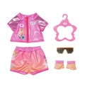 Baby Born Fiets Outfit 43 Cm Roze/Oranje