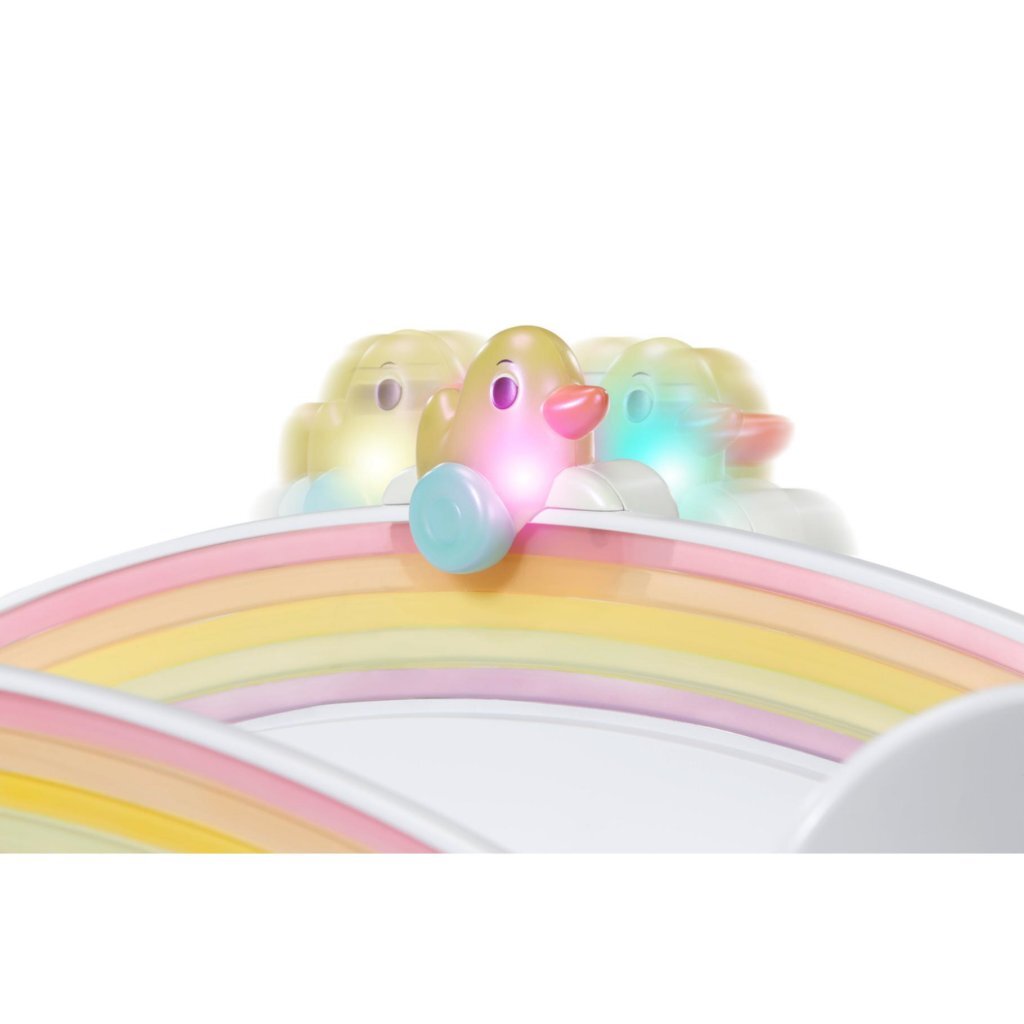 Baby Born Regenboog Bed + Licht En Geluid Wit